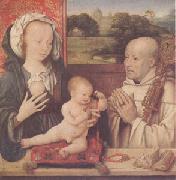 CLEVE, Joos van The Virgin and Child with a Dominican (mk05) china oil painting artist